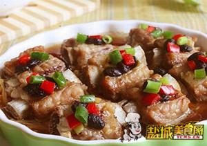 金针菇豆豉蒸排骨