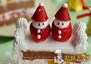 圣诞小雪人蛋糕