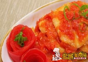 茄汁脆皮豆腐