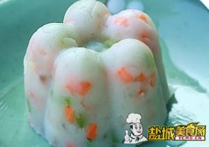 青椒胡萝卜山药泥