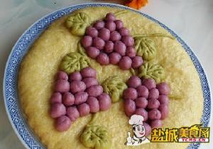 玉米葡萄花糕(图)