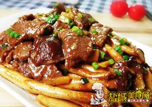 茶树菇炒牛肉