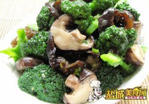 鲍汁菌菇西兰花