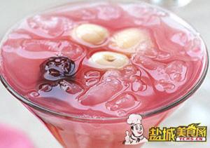 石榴汁银耳果冻