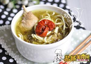 酸菜鸭肉面