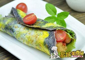 黑豆荞麦鸡蛋煎饼果子