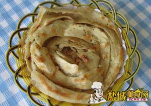 培根香葱草帽饼