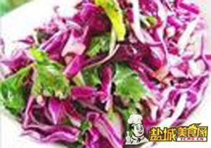 凉拌紫甘蓝