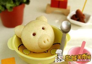 小猪豆沙包