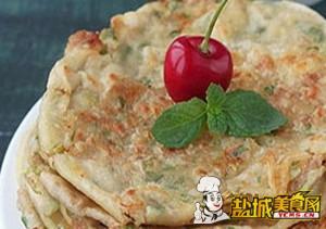 葱香猪肉薄饼