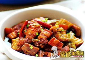 凉瓜红烧肉