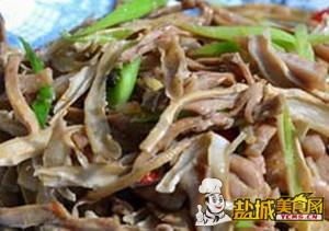肉丝炒干笋