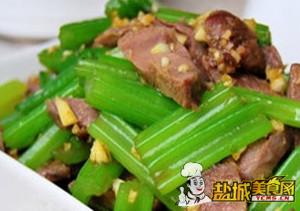 芹菜拌腱肉