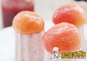 树莓黑布林慕斯