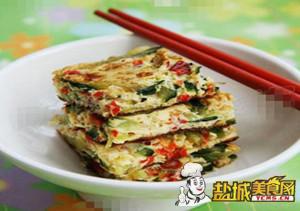 剁椒黄瓜蛋饼
