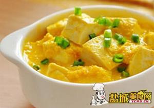 咸蛋黄豆腐