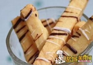 巧克力杏仁饼干条