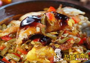 酸豆角荷包蛋