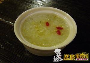 雪梨菊花粥