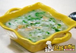 干贝菠菜粥