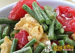 西红柿炒豇豆