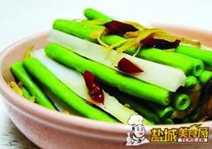 夏吃姜丝莲藕豇豆
