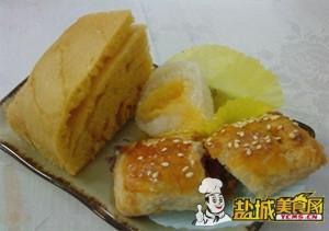 奶黄水晶饼