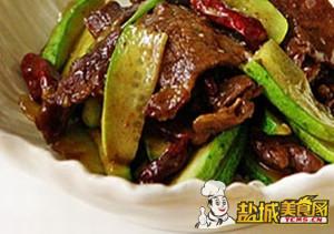 澳洲牛短肋肉炒青瓜