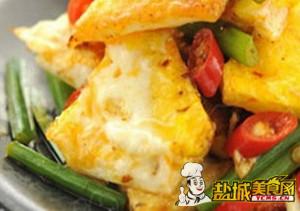 豆豉辣炒荷包蛋
