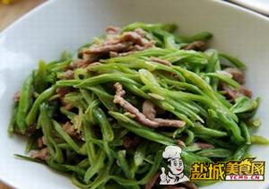 扁豆丝炒肉丝