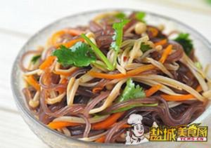 金针菇拌粉丝
