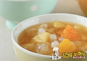 银耳西米水果羹