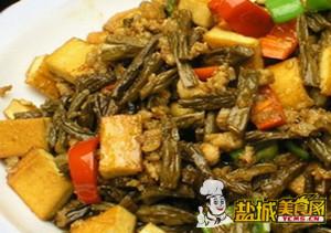 干菜炸豆腐