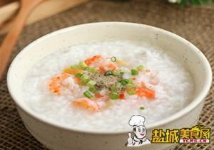 文蛤干贝鲜虾粥