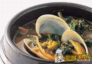 韩式荠菜大酱汤