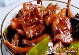 五花肉酱烧八爪鱼
