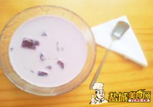 紫薯西米奶香汤