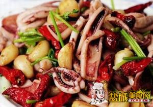 蒜爆鱿鱼