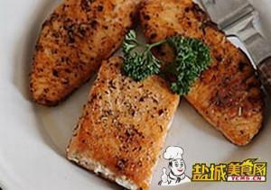 香草煎三文鱼