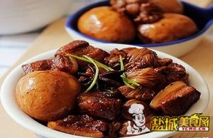 电饭锅版卤蛋红烧肉