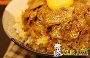 大葱豚肉丼