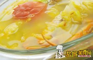 螃蟹白菜汤